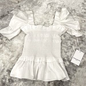 Amanda Uprichard White Top - New / With Tags